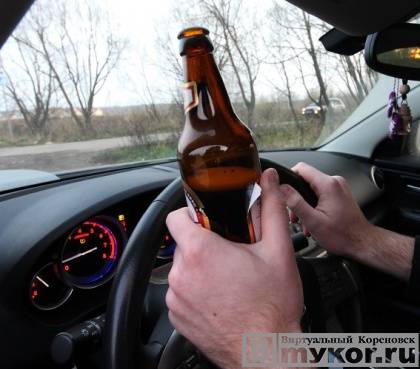 В Кореновске к реальному сроку заключения приговорён водитель, управлявший автомобилем в состоянии опьянения