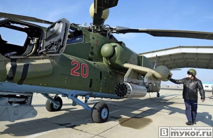 Кореновские вертолётчики получили уникальные учебно-боевые вертолеты Ми-28УБ
